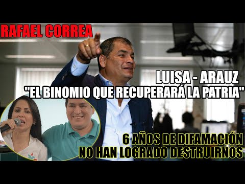 Rafael Correa: seis años de difamación no han logrado destruirnos