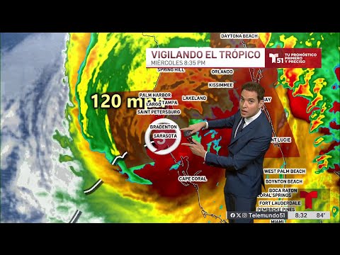 Huracán Milton toca tierra en Florida