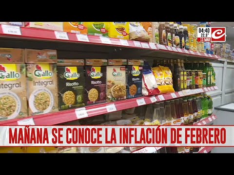 Inflación de febrero: el Gobierno se conformará con que sea menor al 15%