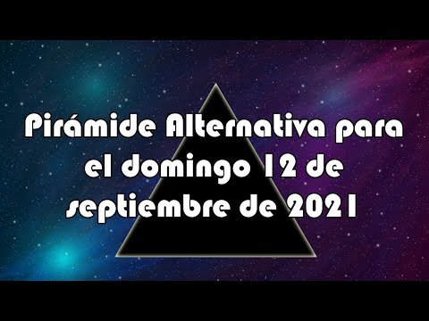 Lotería de Panamá - Pirámide Alternativa para el domingo 12 de septiembre de 2021