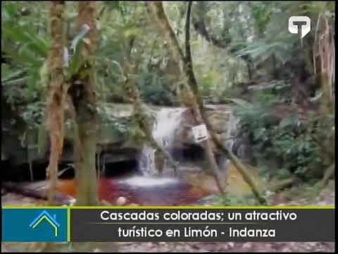 Cascadas Coloradas un atractivo turístico en Limón - Indanza