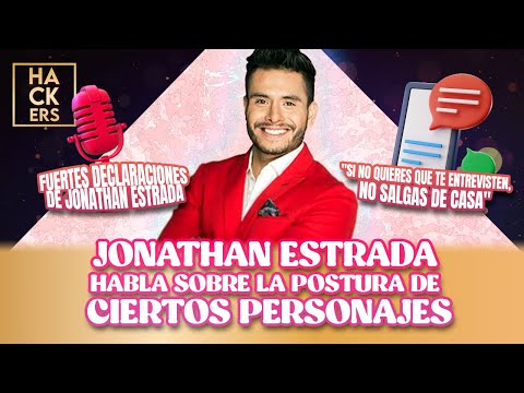 Si no quieres que te entrevisten, no salgas de casa afirma Jonathan Estrada | LHDF | Ecuavisa