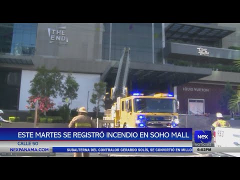 Se reporto? incendio de un local en Soho Mall en Calle 50