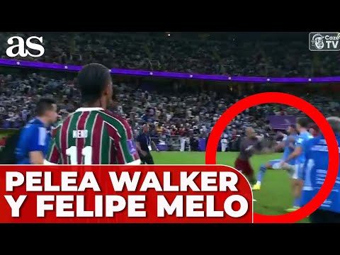 FELIPE MELO y KYLE WALKER acaban a golpes la final del MUNDIAL DE CLUBES