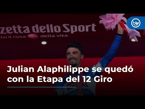 Etapa 12 Giro de Italia: Julian Alaphilippe se quedó con la victoria