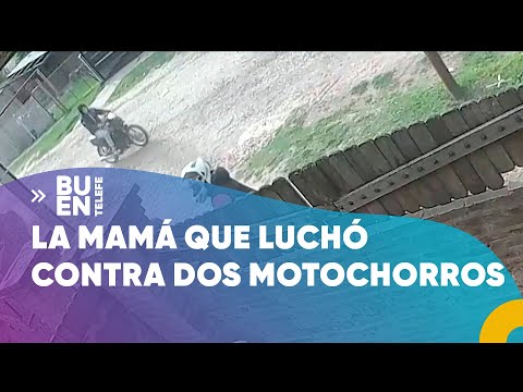 Una MUJER fue PERSEGUIDA por un MOTOCHORRO en un INTENTO de ROBO #BuenTelefe