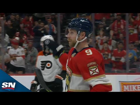 Sam Bennett Finishes Panthers Crisp Passing Play For Go-Ahead Marker