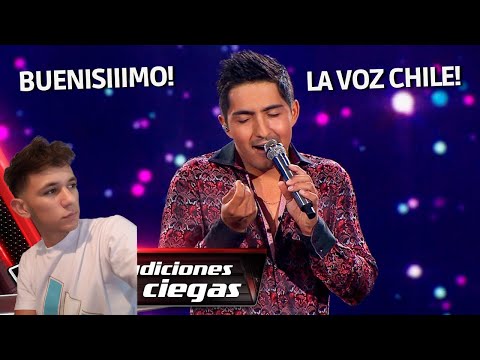 Reaccion A La Voz Chile Josue? Lagos - Piel de a?ngel | Audiciones a Ciegas