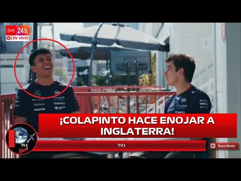 El piloto Argentino Franco Colapinto hace enojar a toda Inglaterra