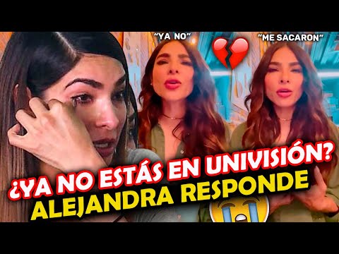 Alejandra Espinoza está FUERA de Univisión? ¡Ella RESPONDE a esa PREGUNTA!