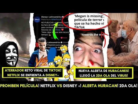 ATERRADORA PELICULA VIRAL EN TIKTOK! NETFLIX RESPONDE A DISNEY! ALERTA DE HURACÁN! BITCOIN! DINERO!
