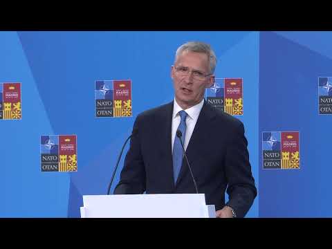 Rueda de prensa del secretario general de la OTAN, Jens Stoltenberg