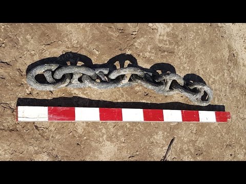 Entregan al Museo los restos de cadena halladas en el sitio de la batalla de Vuelta de Obligado