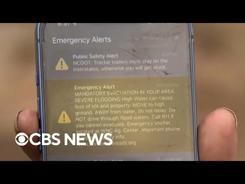 How emergency alerts work during hurricanes like Helene, Milton