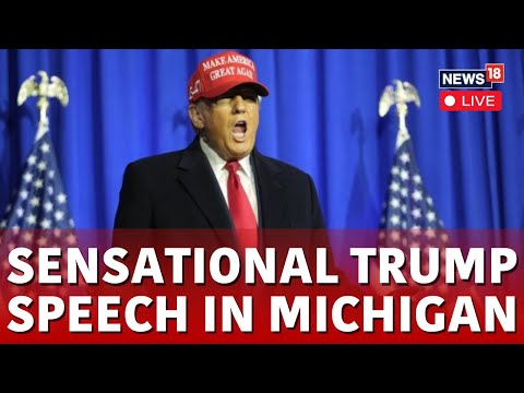 Donald Trump News LIVE | Former President Trump Campaigns In Michigan  | Trump Rally Live | N18L