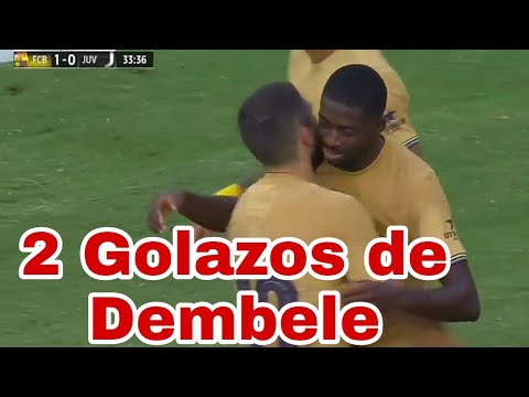 Gol de Dembele vs. Juventus 1-0 Ousmane Dembele