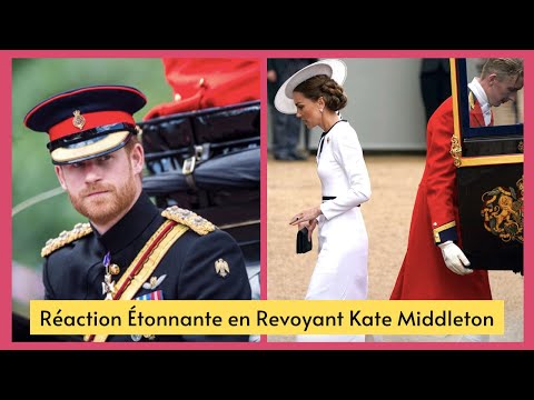 Prince Harry E?mu de Revoir Kate Middleton a? 'Trooping the Colour'   Re?ve?lations