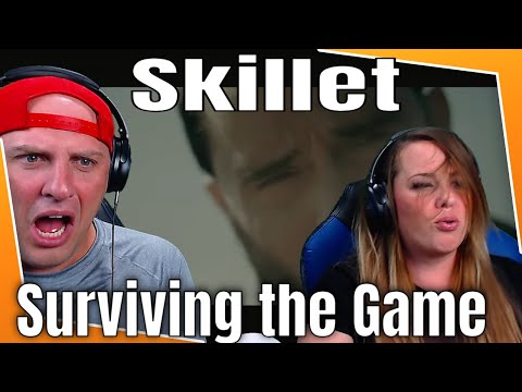 REACTION TO Skillet - Surviving the Game (Official Video) THE WOLF HUNTERZ REACTIONS