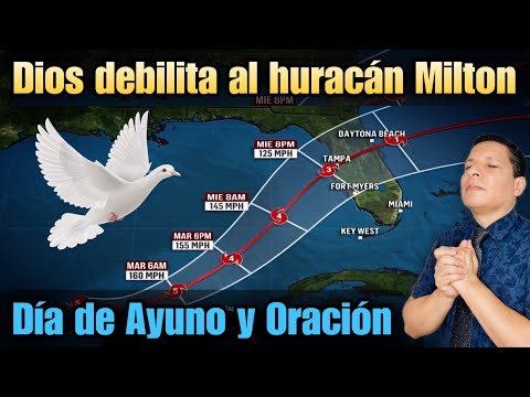 Huracán Milton Florida  Martes 8 de Octubre Día de Ayuno y Oracion