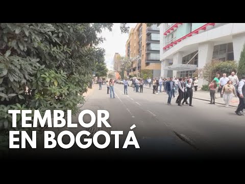 ÚLTIMA HORA: Así se vivió el fuerte temblor en Bogotá (Primeras imágenes)