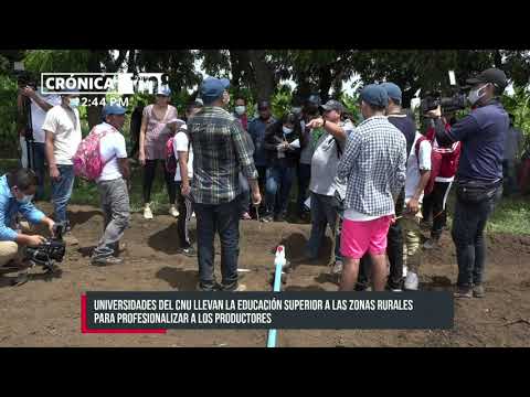 Universidad en el Campo: oportunidad de superación para jóvenes y productores - Nicaragua