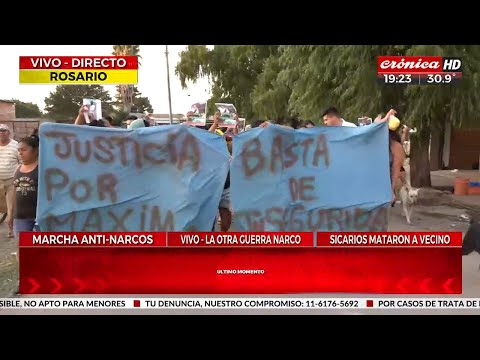 Vecinos reclamaron en Rosario para pedir justicia y basta de inseguridad