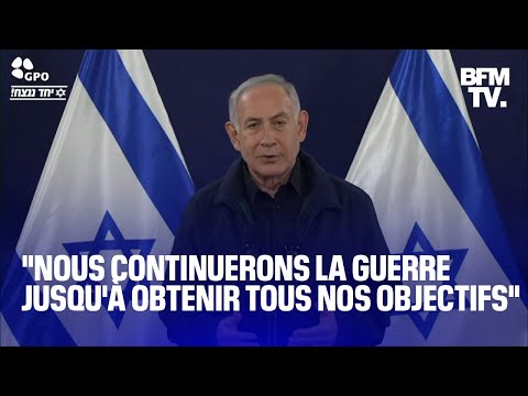 Guerre Israël-Gaza: le discours intégral de Benjamin Netanyahu, après la fin de la trêve de 7 jours