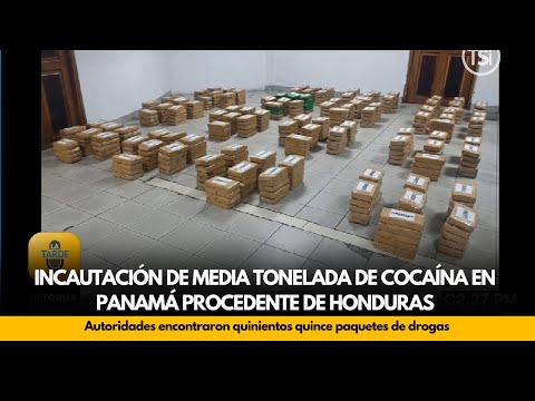 Incautación de media tonelada de cocaína en Panamá procedente de Honduras