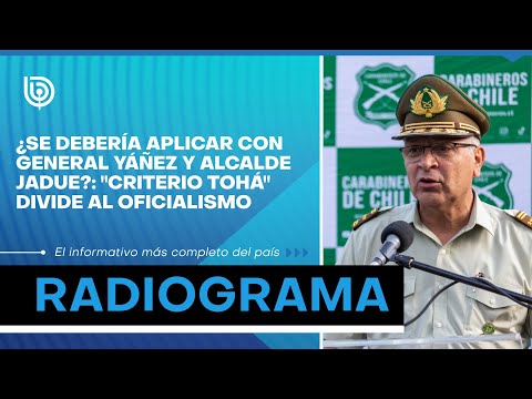 ¿Se debería aplicar con general Yáñez y alcalde Jadue?: Criterio Tohá divide al oficialismo