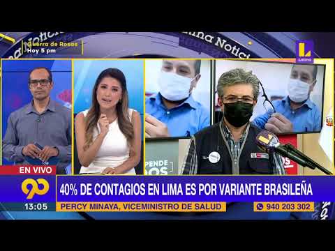? #COVID19 - 40% de contagios en Lima son por la variante brasileña | Latina Noticias
