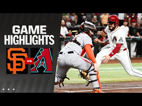 Giants vs. D-backs Game Highlights (9/25/24) | MLB Highlights