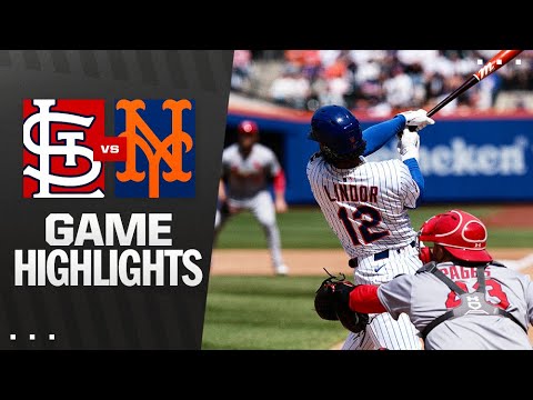 Cardinals vs. Mets Game Highlights (4/20/25) | MLB Highlights