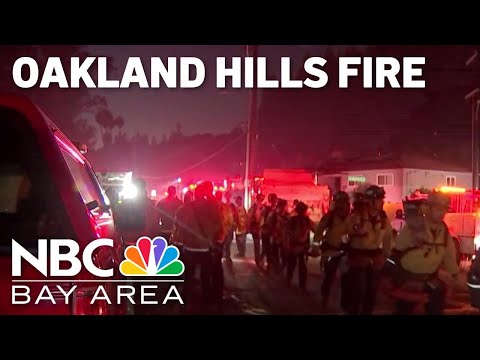 Two homes damaged, 500 evacuated in Oakland Hills fire