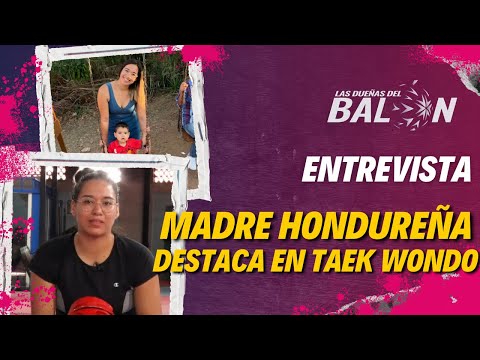 Yosselyn Bethancourt, madre hondureña que destaca en la disciplina de Taekwondo