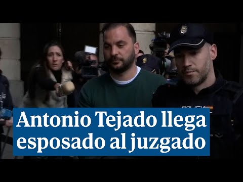 Con esposas y gran expectación mediática: Antonio Tejado declara por el robo a María del Monte