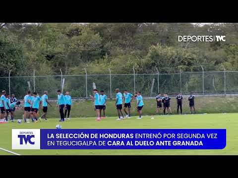 Segundo entrenamiento de la Selección de Honduras en Tegucigalpa, previo al encuentro contra Granada