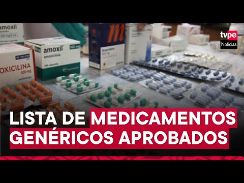 Minsa: aprueban lista de medicamentos esenciales genéricos