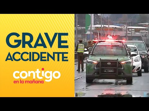 MOTORISTA FALLECIÓ: Grave accidente en Puente Maipo - Contigo en la Mañana