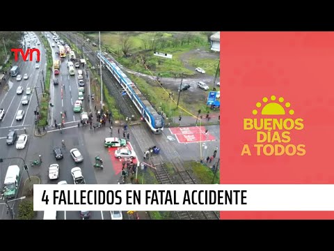 San Pedro de la Paz: Fatal colisión entre Biotrén y microbús | Buenos días a todos