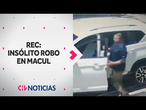 REC | EL INSÓLITO ROBO que realizó un vecino en Macul - CHV Noticias