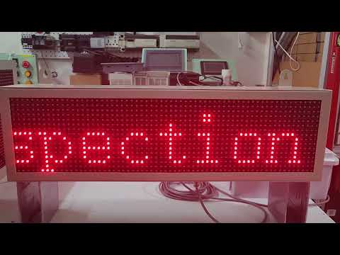 LEDแสดงข้อมูลการทำงานเครื่องจ