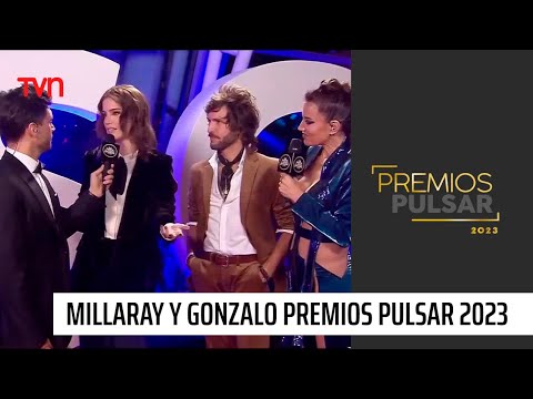 Gonzalo Yáñez y Millaray Vera anuncian juntos un nuevo proyecto | Premios Pulsar 2023