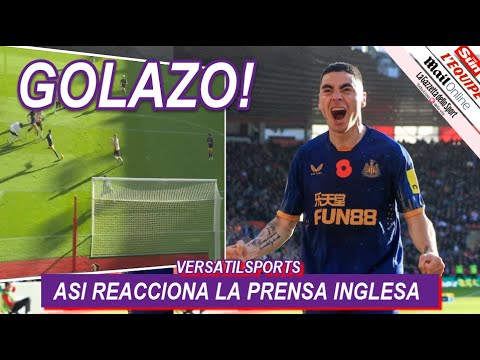 ASI REACCIONA PRENSA INGLESA a GOLAZO de MIGUEL ALMIRON SOUTHAMPTON vs NEWCASTLE