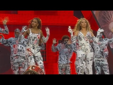 Beyoncé, Blue Ivy Carter & Les Twins perform MY HOUSE live at London Cowboy Carter Tour Final Night
