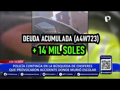 Escolar muere tras choque de combis en Los Olivos: conductores están no habidos