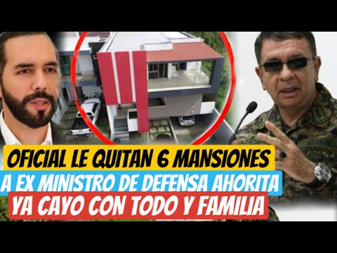 Le Quitan Casas a ex ministro y su familia ahorita YA ES OFICIAL