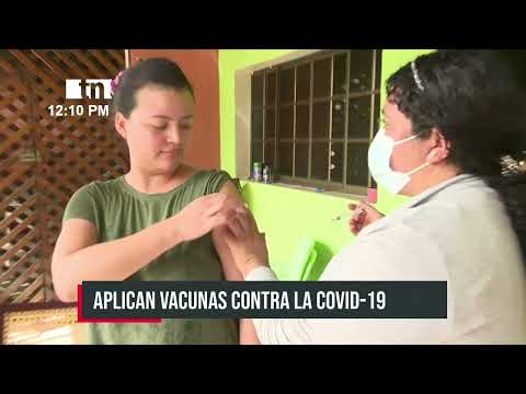 150 viviendas del barrio Bertha Díaz fueron visitadas para aplicar la vacuna contra la Covid-19