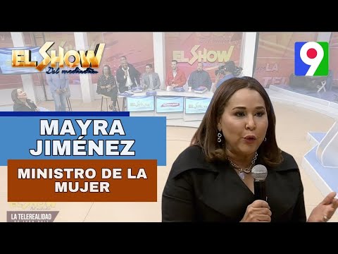 Mayra Jiménez Ministro de la Mujer en El Show del Mediodía