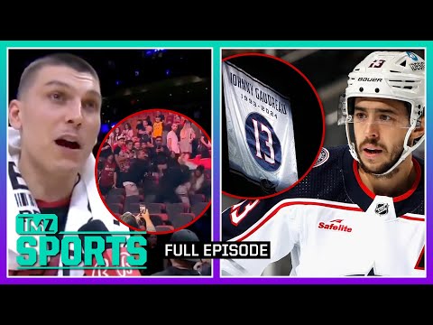 Herro Distracted by Fan Brawl & Tribute for Blue Jackets Star | TMZ Sports Full Ep - 10/16/24