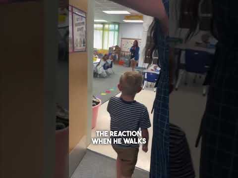 These students reactions to their old friend returning ❤️